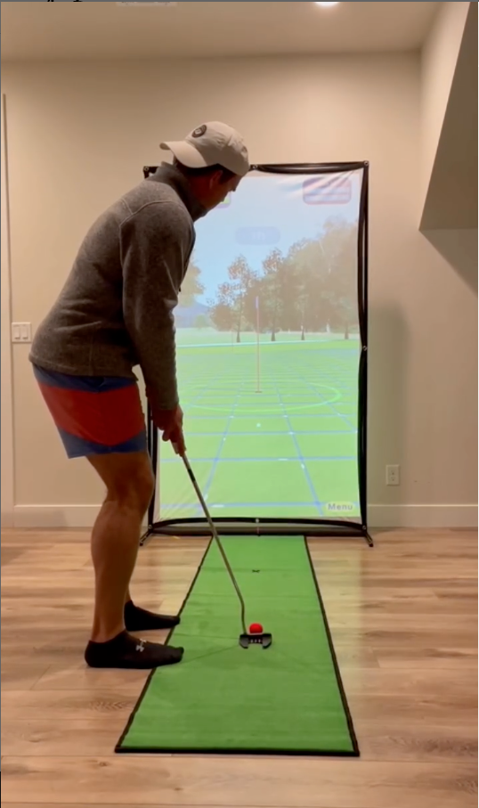 Guy Playing Chip Caddie